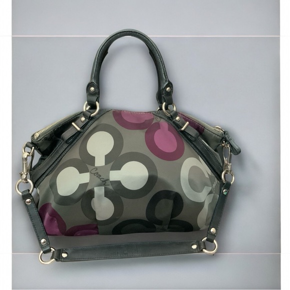 Coach madison Sophia sateen clover satchel-approx. 9.25”x12”x3”-Retail $278 - Picture 2 of 8